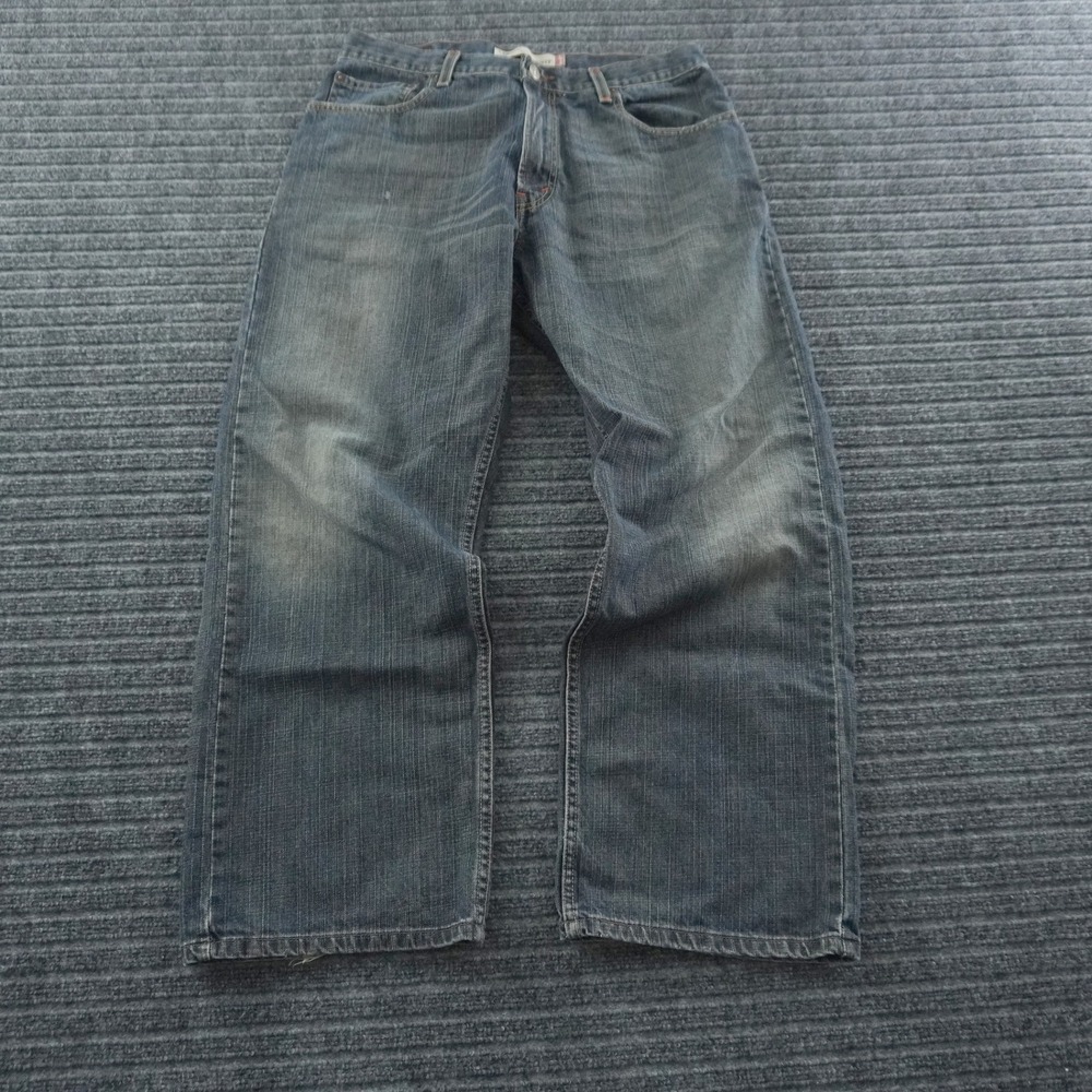 Levi's 569 Loose Straight Jeans Mens W34 L30 Blue Denim Classic Fit
